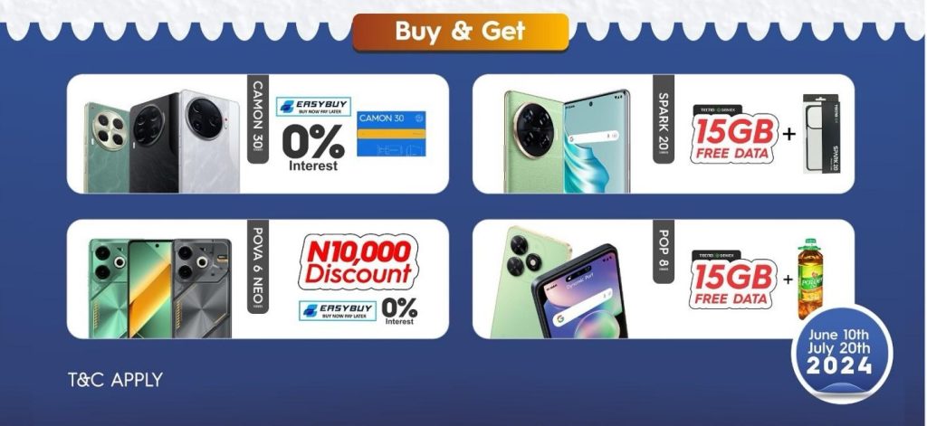 TECNO Mid-Year Sales Promo Promises Exclusive Rewards