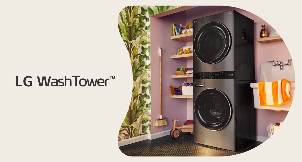 LG WashTower Stands As Worlds High-Performance, Advanced Features Laundry Wonder