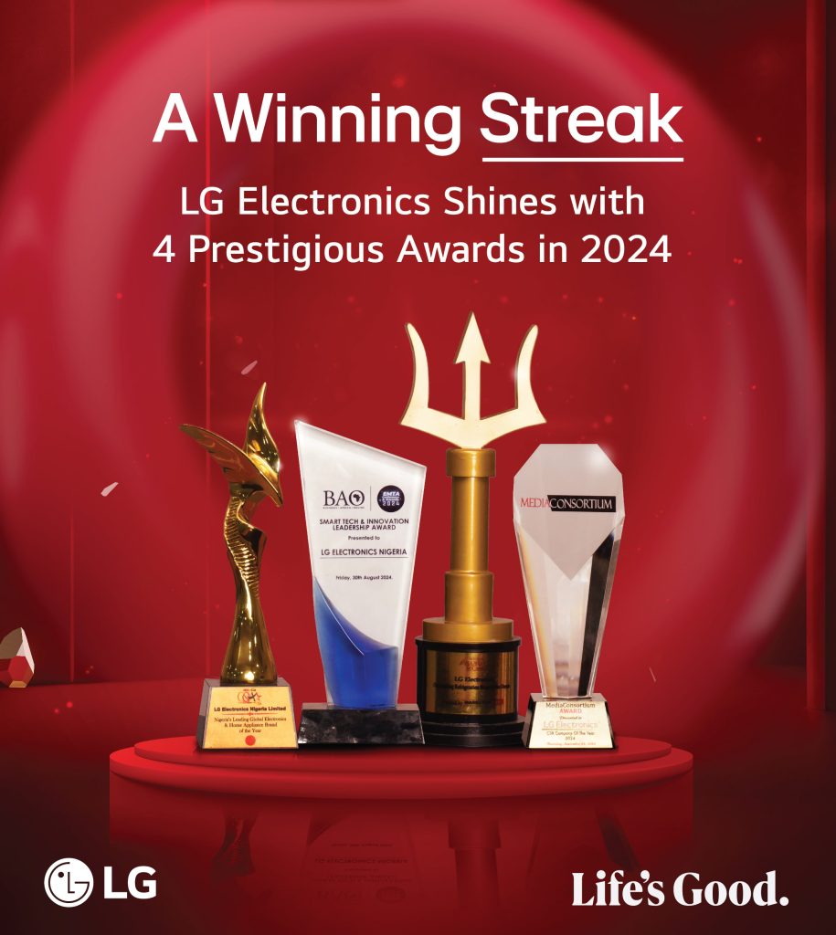 LG Electronics Nigeria Caps 2024 With Multiple Awards For Innovation And Consumer Focus