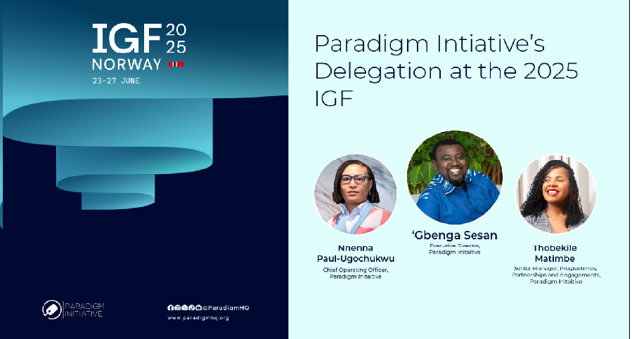 Paradigm Initiative Seeks Robust Internet Governance Policy Formulation